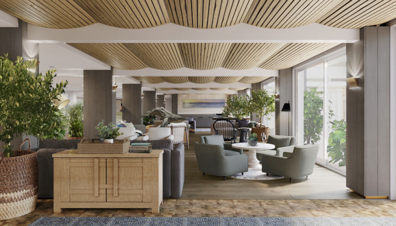 Newport Harbor Island Lobby