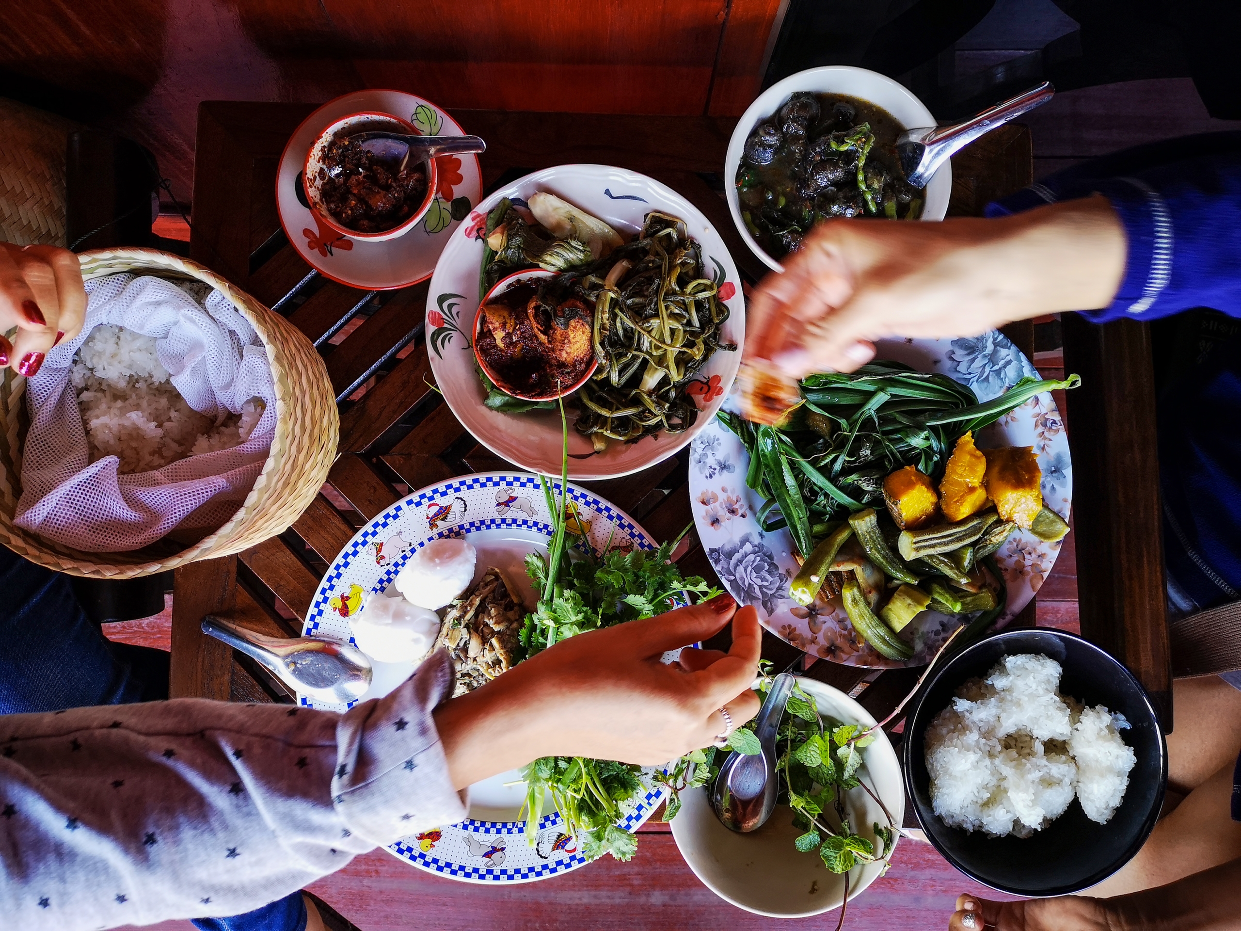 table of food