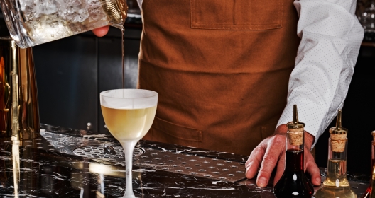 Man pouring cocktail