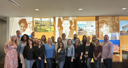 A group of pivot professionals at davidson corporate office